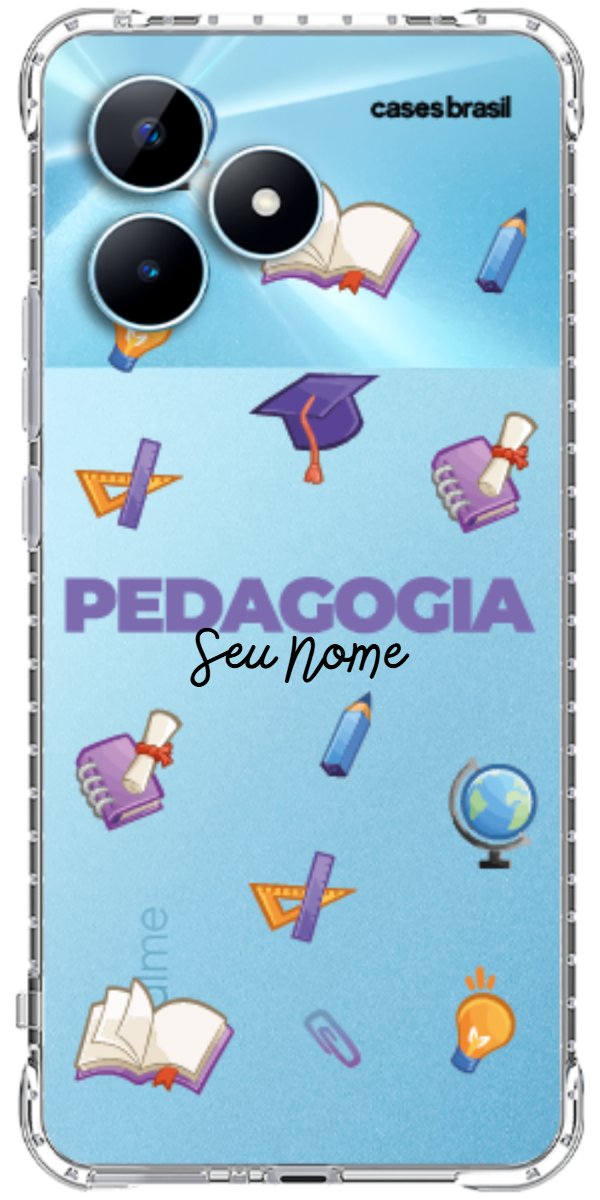 Capinha para Celular Pedagogia - Profissão Com Nome
