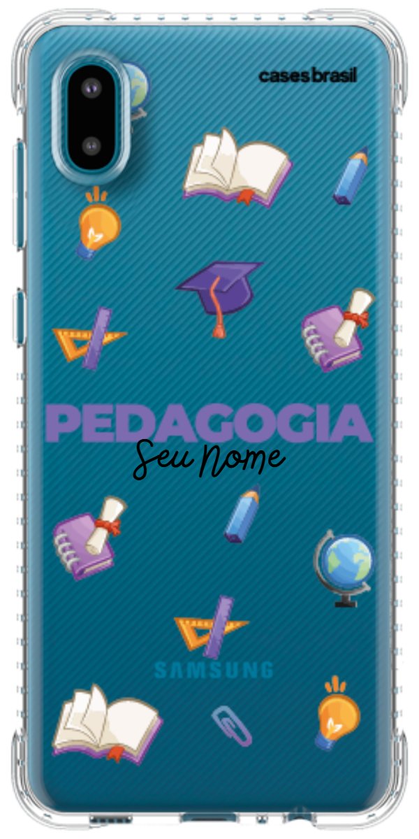 Capinha para Celular Pedagogia - Profissão Com Nome