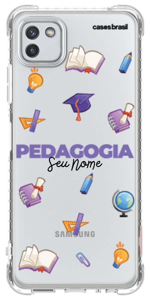 Capinha para Celular Pedagogia - Profissão Com Nome