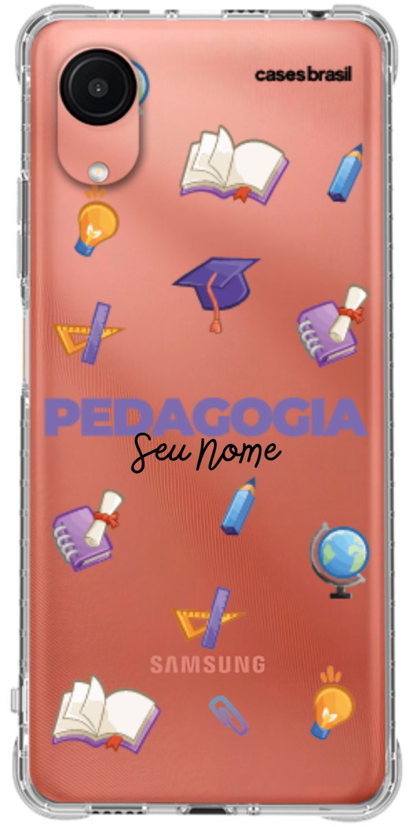Capinha para Celular Pedagogia - Profissão Com Nome