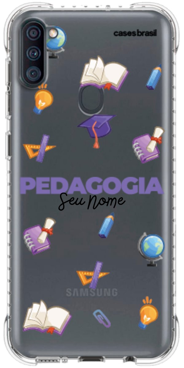 Capinha para Celular Pedagogia - Profissão Com Nome