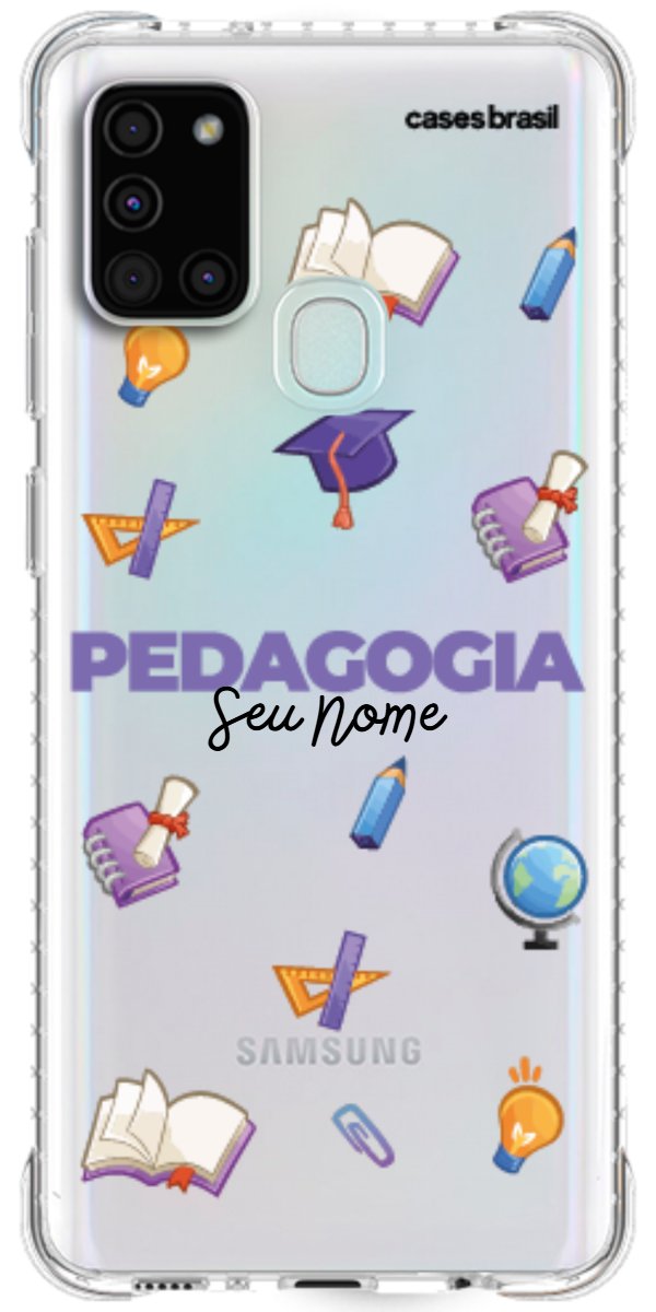Capinha para Celular Pedagogia - Profissão Com Nome