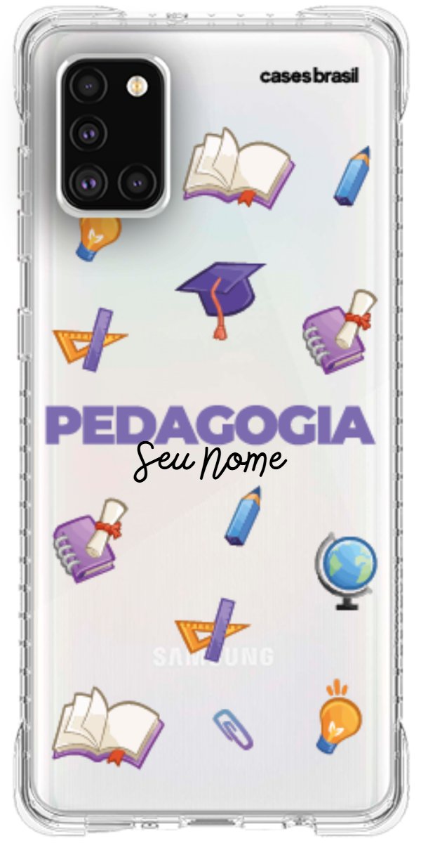 Capinha para Celular Pedagogia - Profissão Com Nome