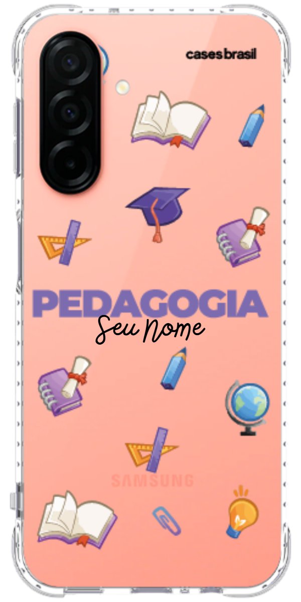 Capinha para Celular Pedagogia - Profissão Com Nome