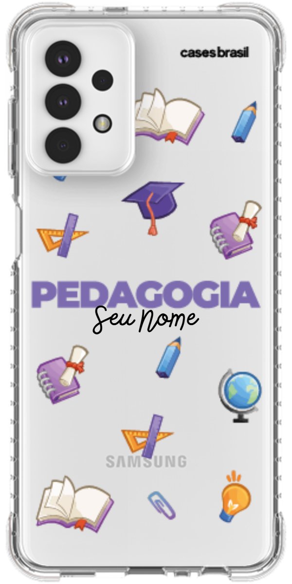 Capinha para Celular Pedagogia - Profissão Com Nome