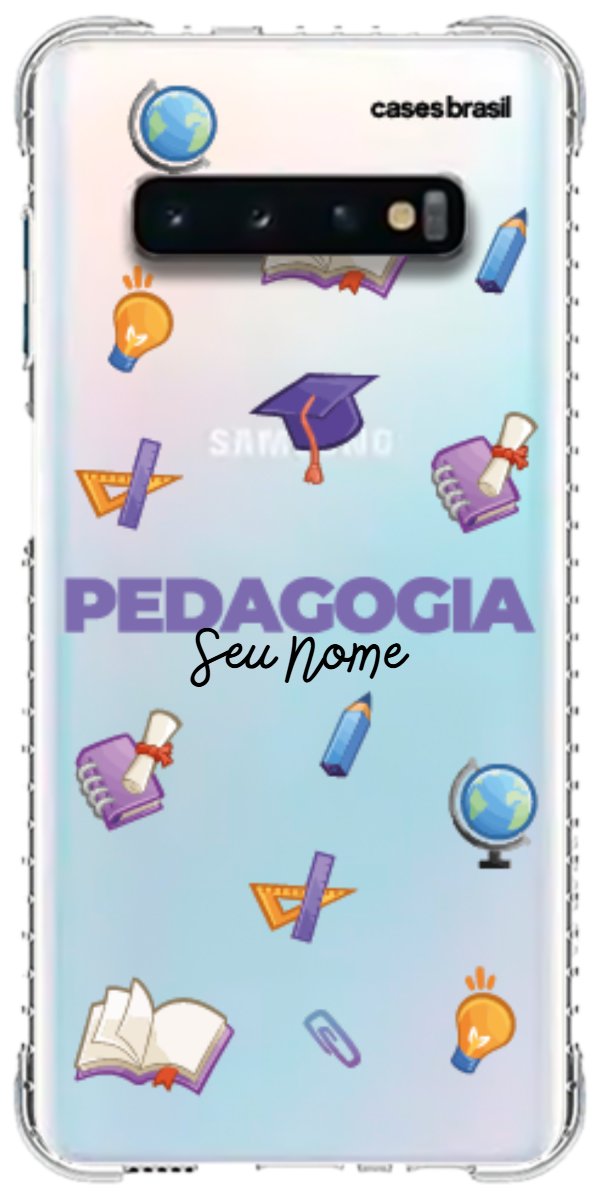 Capinha para Celular Pedagogia - Profissão Com Nome