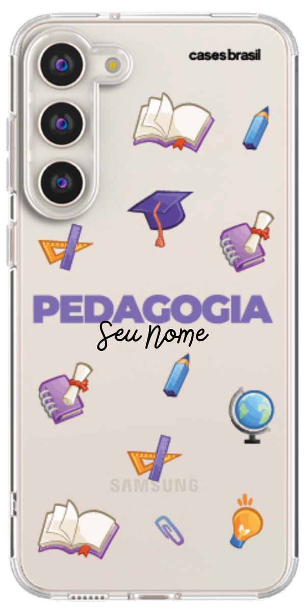 Capinha para Celular Pedagogia - Profissão Com Nome