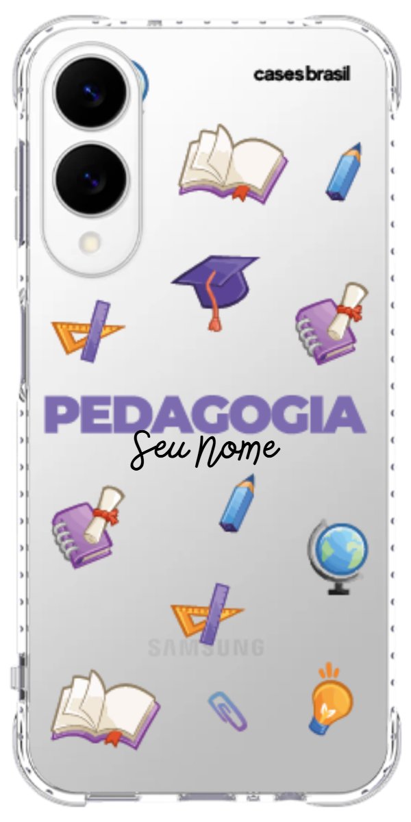 Capinha para Celular Pedagogia - Profissão Com Nome