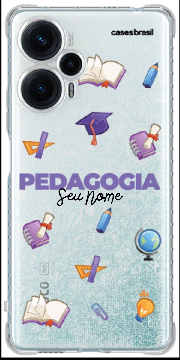 Capinha para Celular Pedagogia - Profissão Com Nome