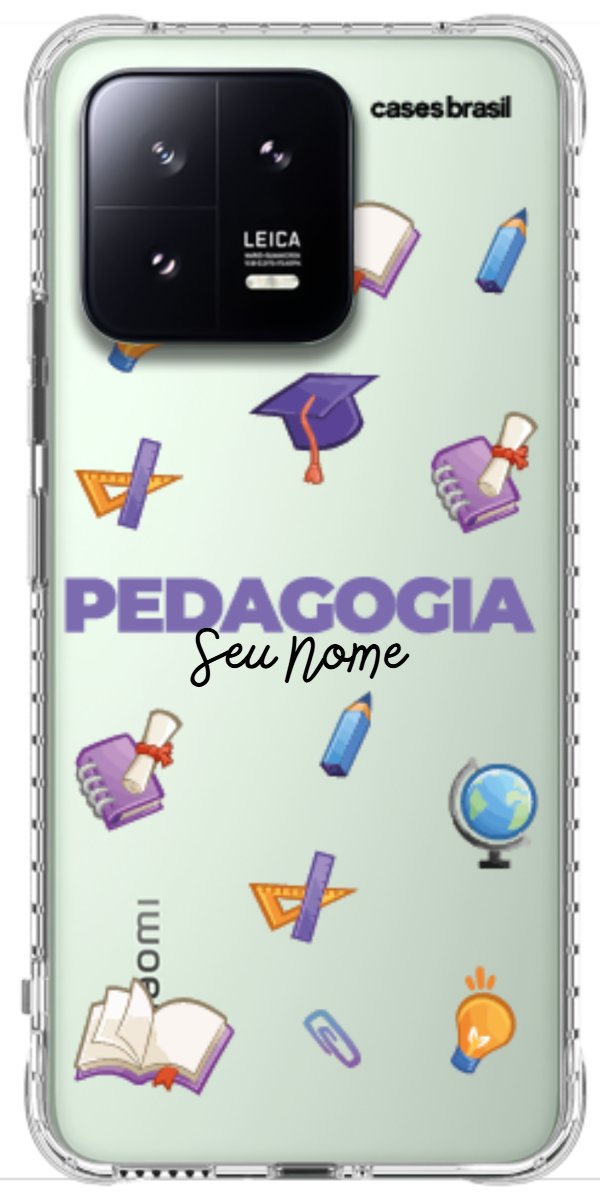 Capinha para Celular Pedagogia - Profissão Com Nome