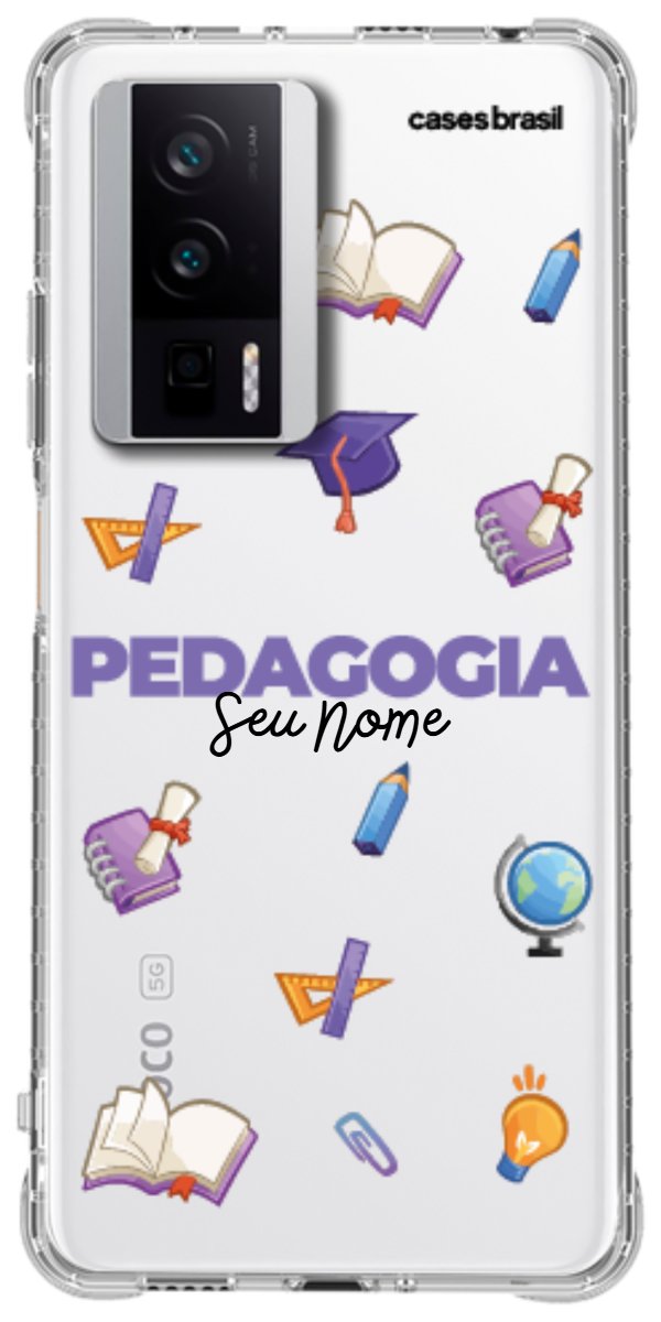 Capinha para Celular Pedagogia - Profissão Com Nome