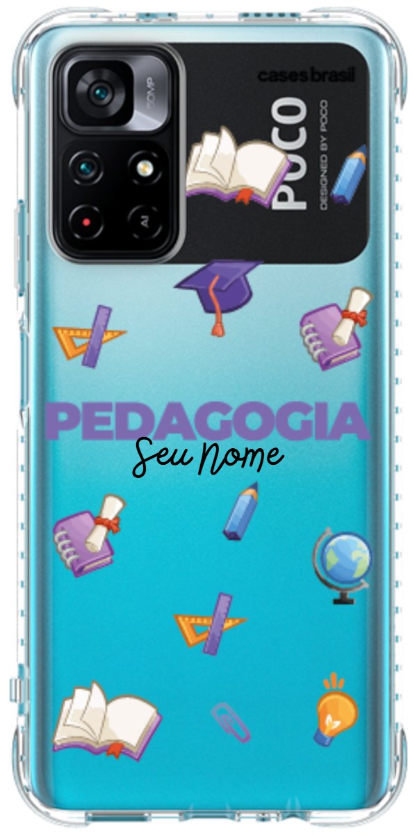 Capinha para Celular Pedagogia - Profissão Com Nome