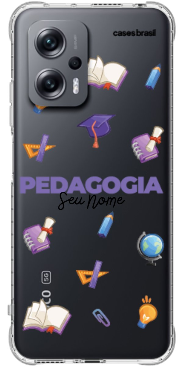 Capinha para Celular Pedagogia - Profissão Com Nome