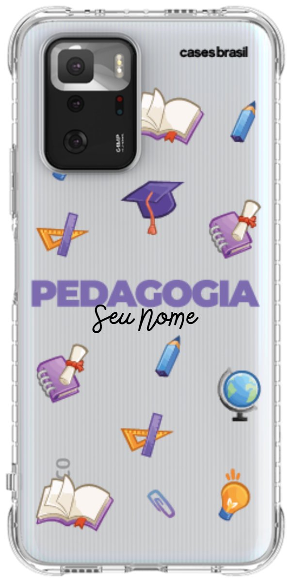 Capinha para Celular Pedagogia - Profissão Com Nome