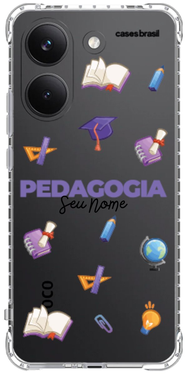 Capinha para Celular Pedagogia - Profissão Com Nome