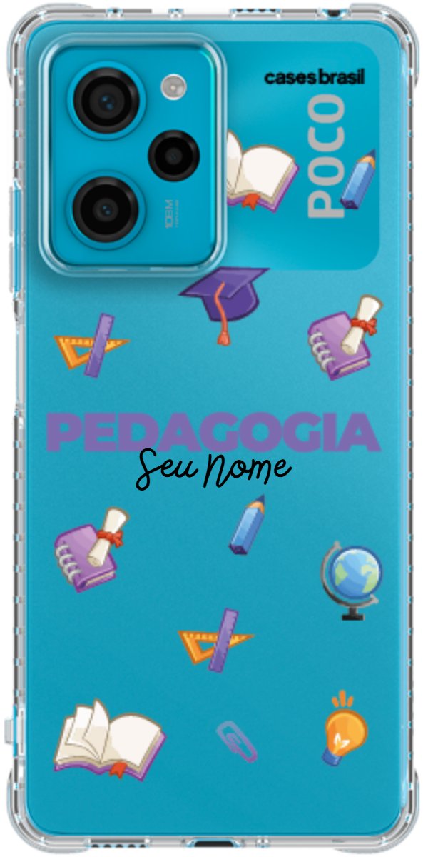 Capinha para Celular Pedagogia - Profissão Com Nome