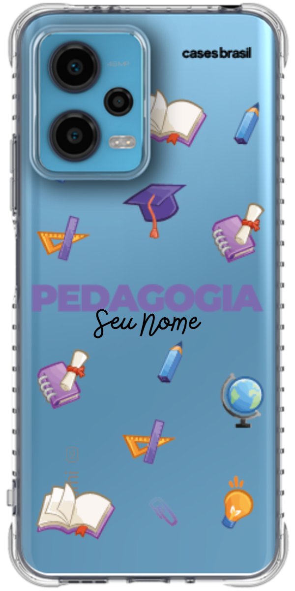 Capinha para Celular Pedagogia - Profissão Com Nome