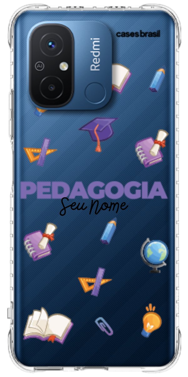 Capinha para Celular Pedagogia - Profissão Com Nome
