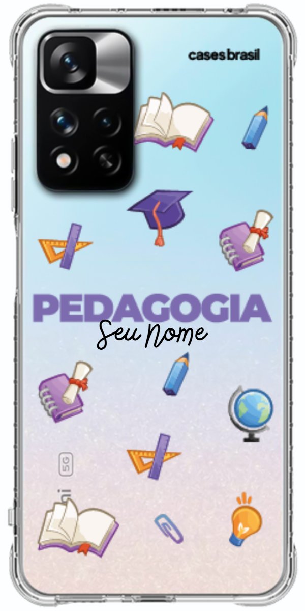 Capinha para Celular Pedagogia - Profissão Com Nome