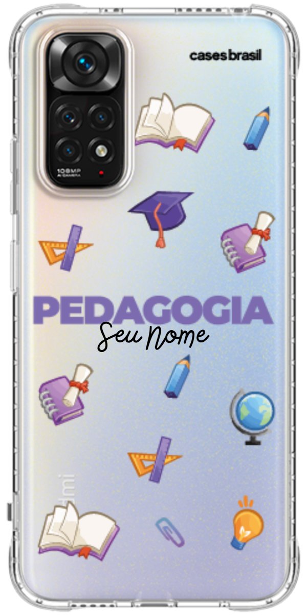 Capinha para Celular Pedagogia - Profissão Com Nome