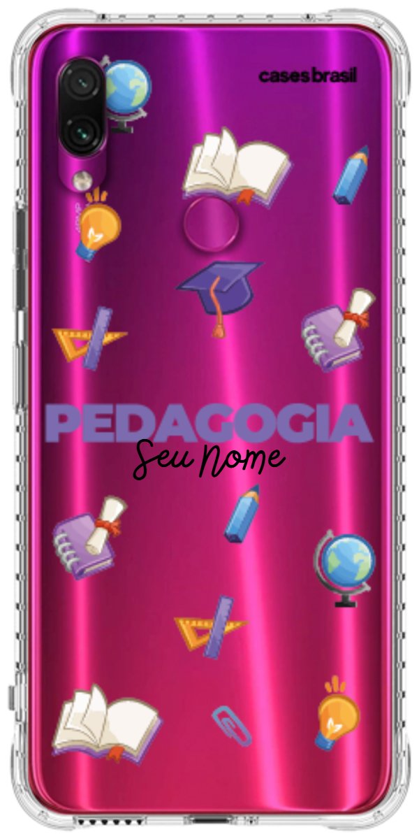 Capinha para Celular Pedagogia - Profissão Com Nome