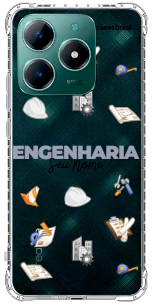 Capinha para celular Engenharia - Profissão Com Nome