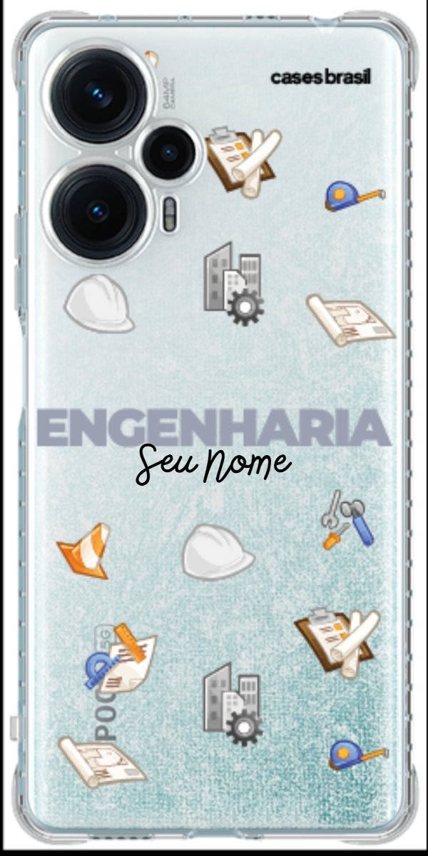 Capinha para celular Engenharia - Profissão Com Nome