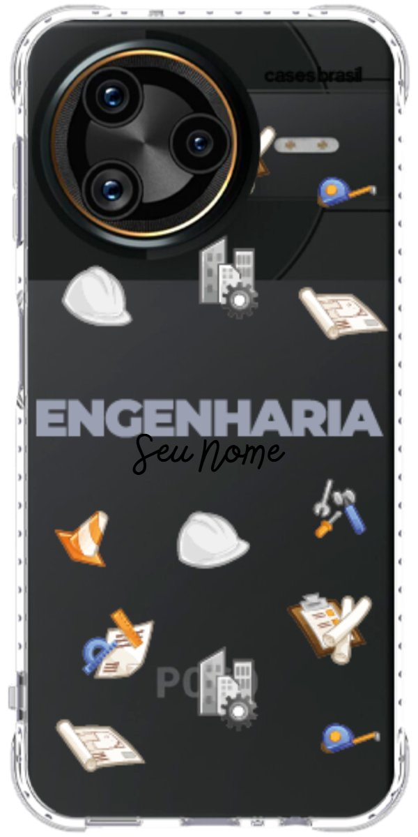 Capinha para celular Engenharia - Profissão Com Nome