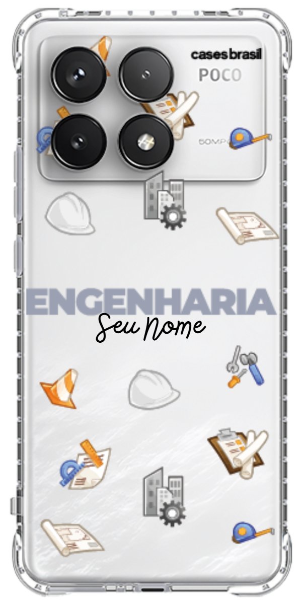 Capinha para celular Engenharia - Profissão Com Nome