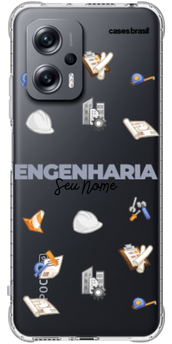 Capinha para celular Engenharia - Profissão Com Nome
