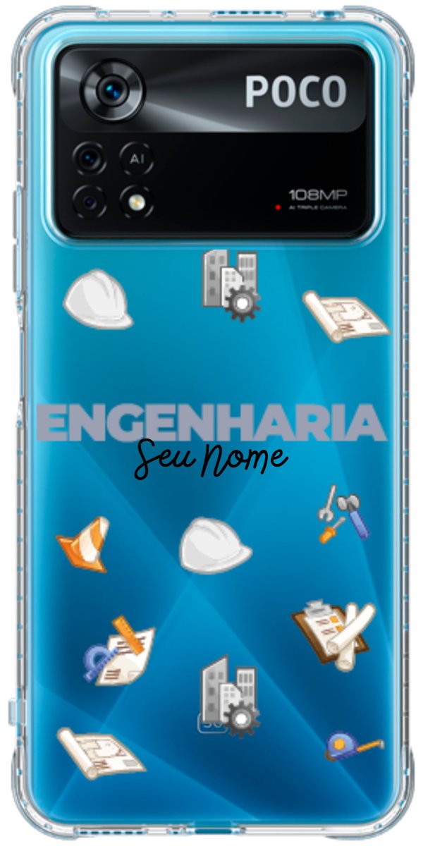 Capinha para celular Engenharia - Profissão Com Nome
