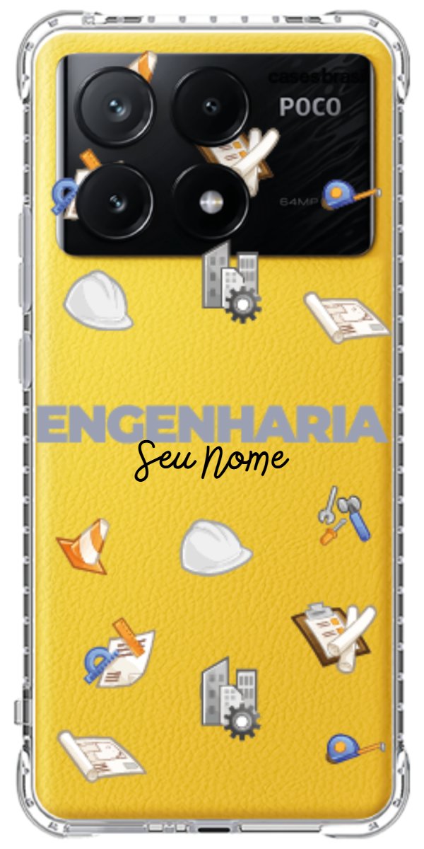 Capinha para celular Engenharia - Profissão Com Nome