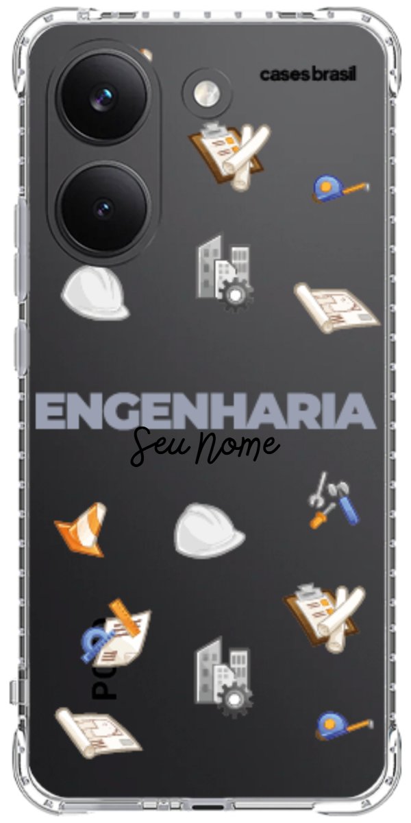 Capinha para celular Engenharia - Profissão Com Nome