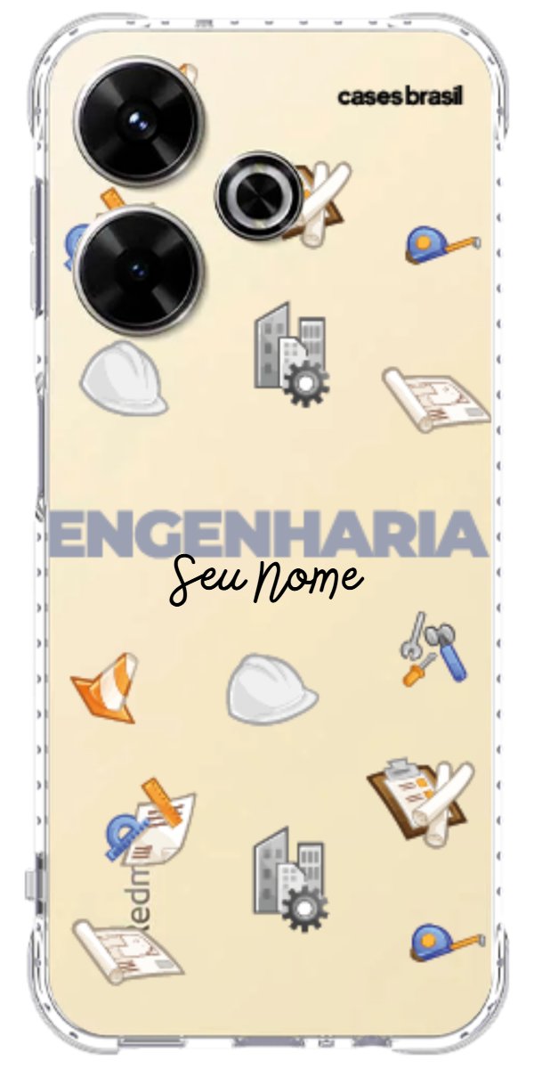 Capinha para celular Engenharia - Profissão Com Nome