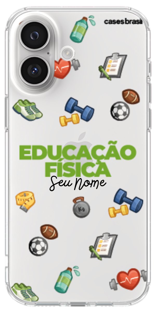 Capinha para celular Educação Física - Profissão Com Nome