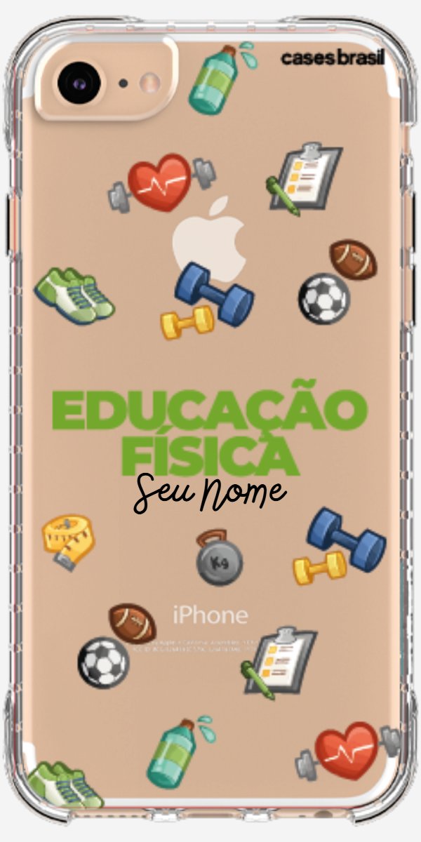 Capinha para celular Educação Física - Profissão Com Nome