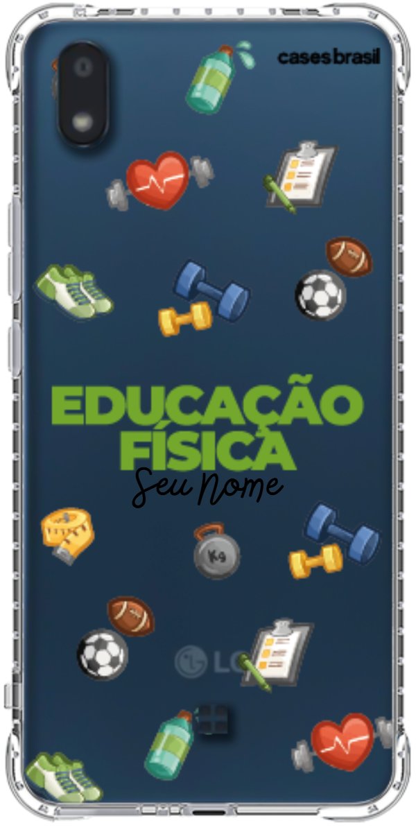 Capinha para celular Educação Física - Profissão Com Nome