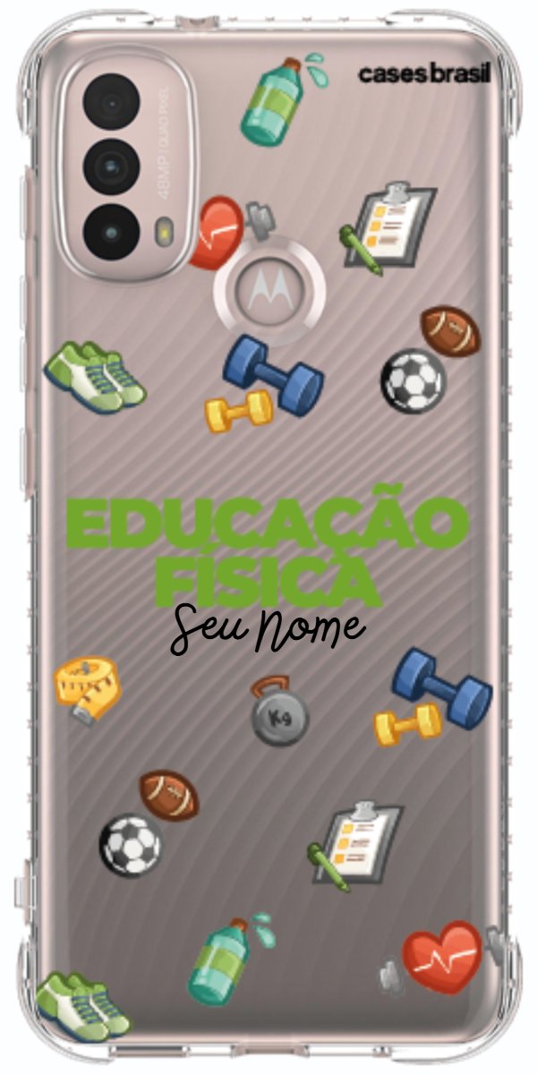 Capinha para celular Educação Física - Profissão Com Nome