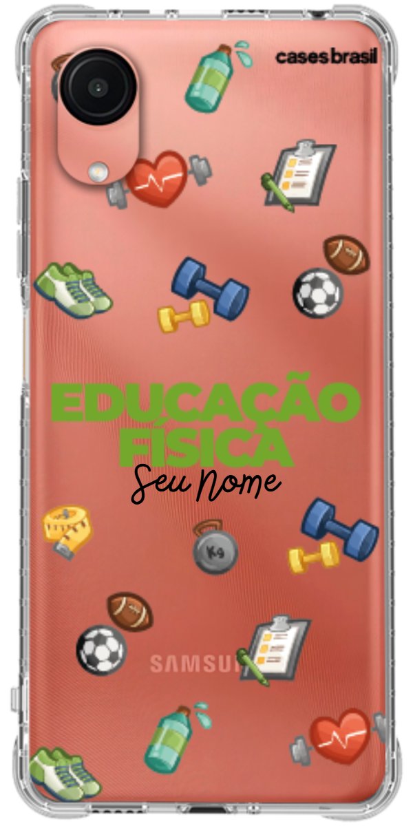 Capinha para celular Educação Física - Profissão Com Nome