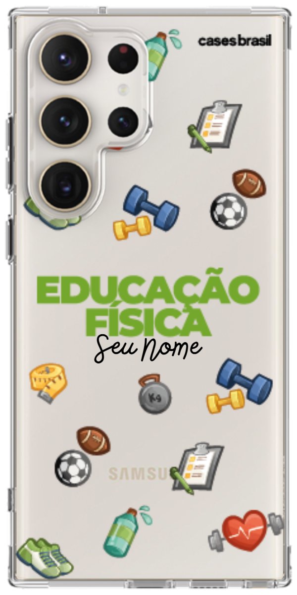 Capinha para celular Educação Física - Profissão Com Nome