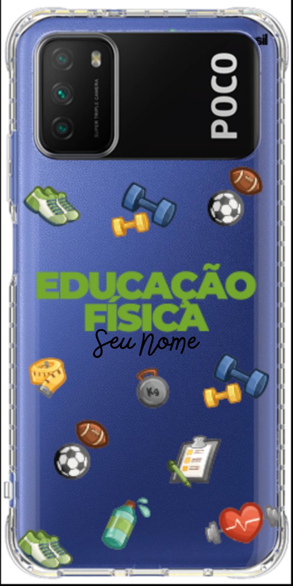 Capinha para celular Educação Física - Profissão Com Nome