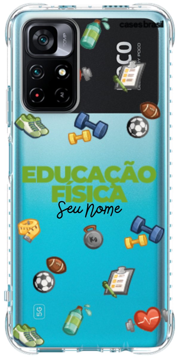 Capinha para celular Educação Física - Profissão Com Nome