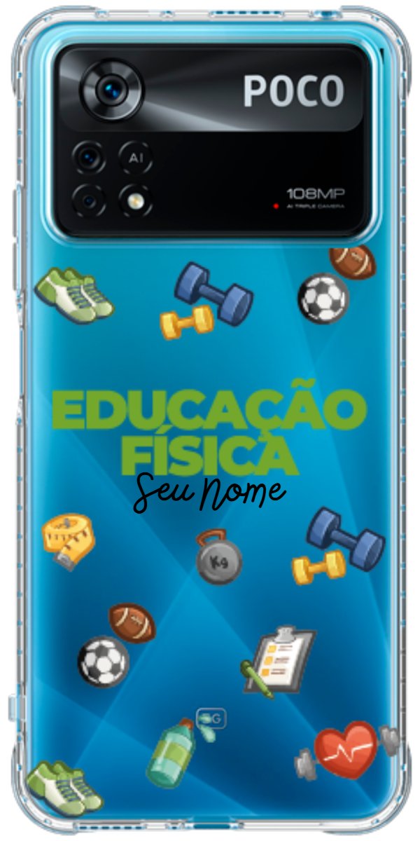 Capinha para celular Educação Física - Profissão Com Nome