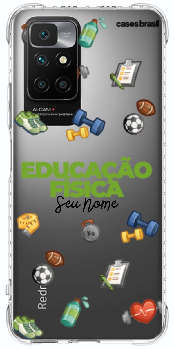 Capinha para celular Educação Física - Profissão Com Nome