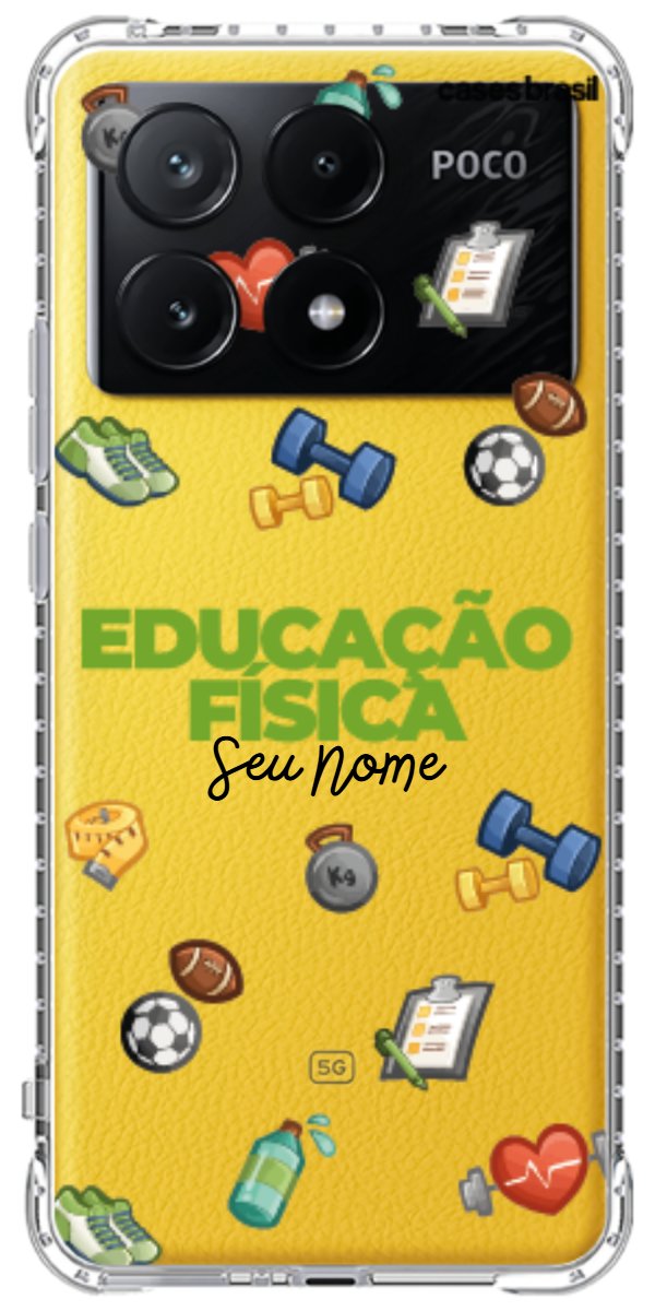 Capinha para celular Educação Física - Profissão Com Nome