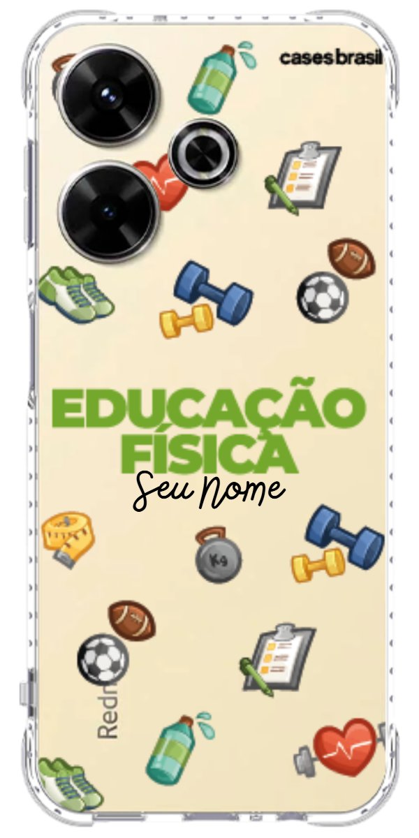 Capinha para celular Educação Física - Profissão Com Nome