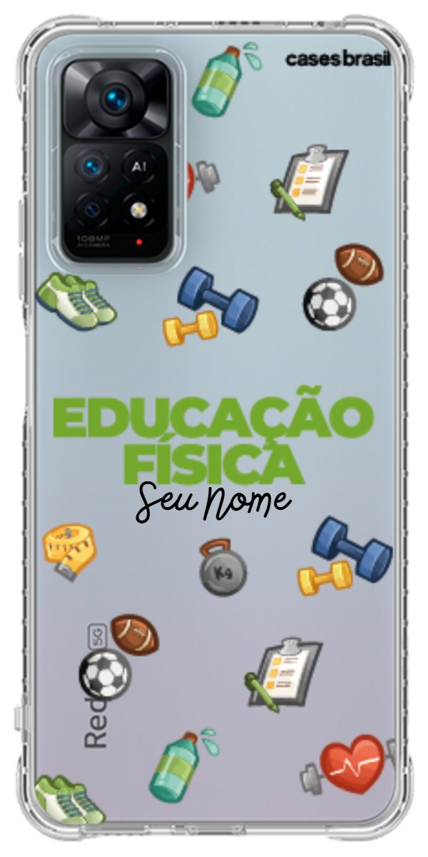 Capinha para celular Educação Física - Profissão Com Nome
