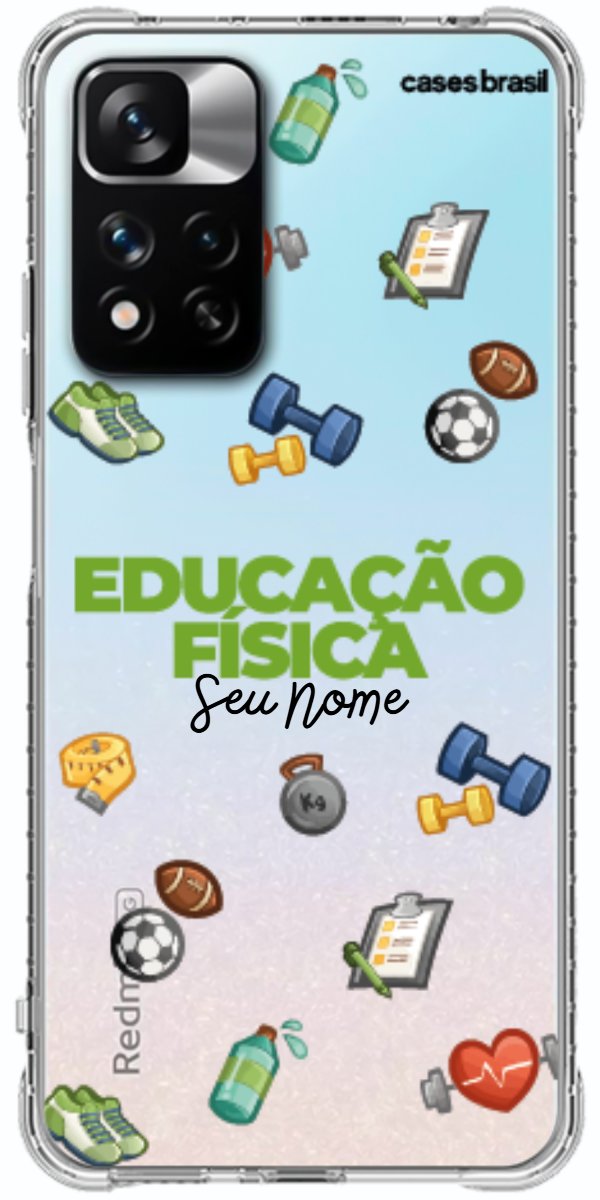 Capinha para celular Educação Física - Profissão Com Nome