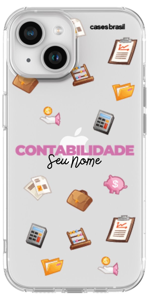 Capinha para celular Contabilidade - Profissão Com Nome