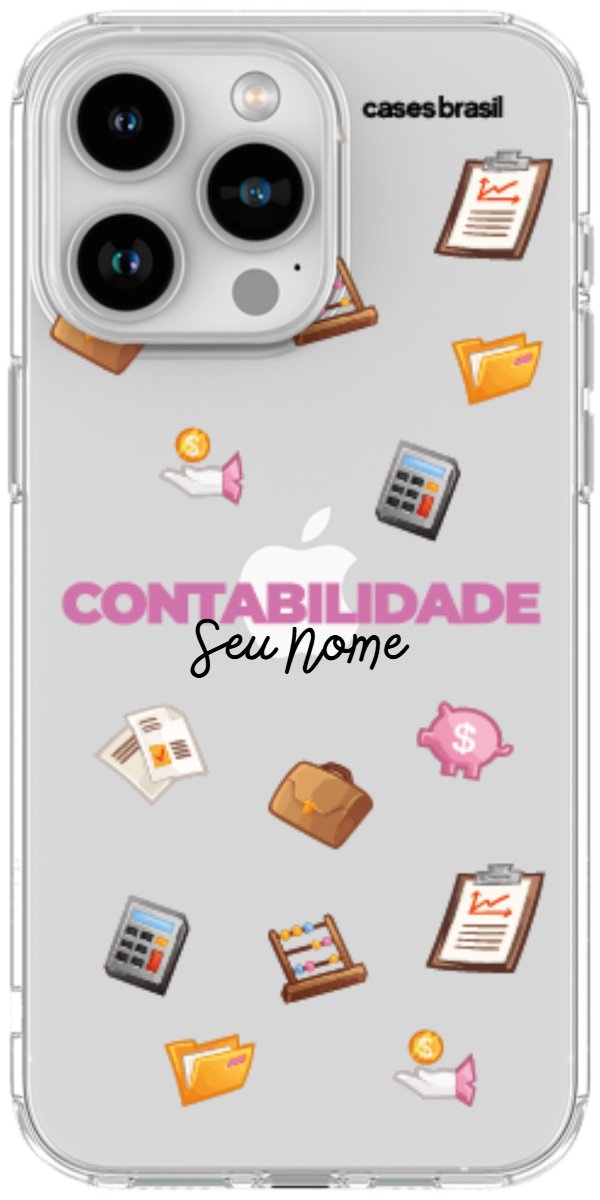 Capinha para celular Contabilidade - Profissão Com Nome
